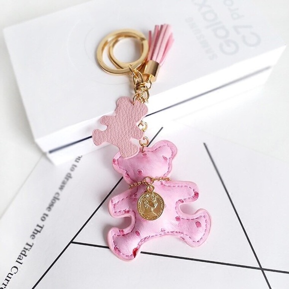 Accessories Pink Teddy Bear Keychain Poshmark